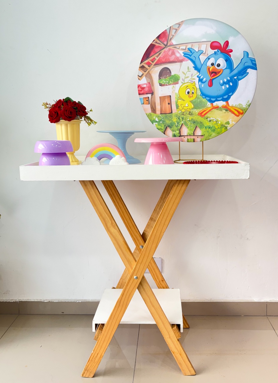 Galinha Pintadinha - Mini Kit Ii Com Mesa - Tetris Festa 