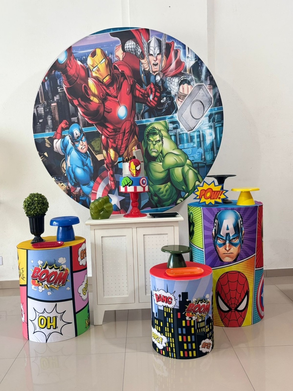 Vingadores - Ouro - Tetris Festa 