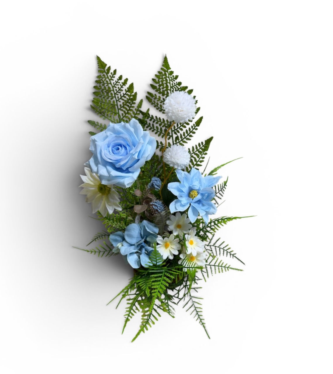 Arranjo Floral Azul - Lindo Detalhe - Tetris Festa 