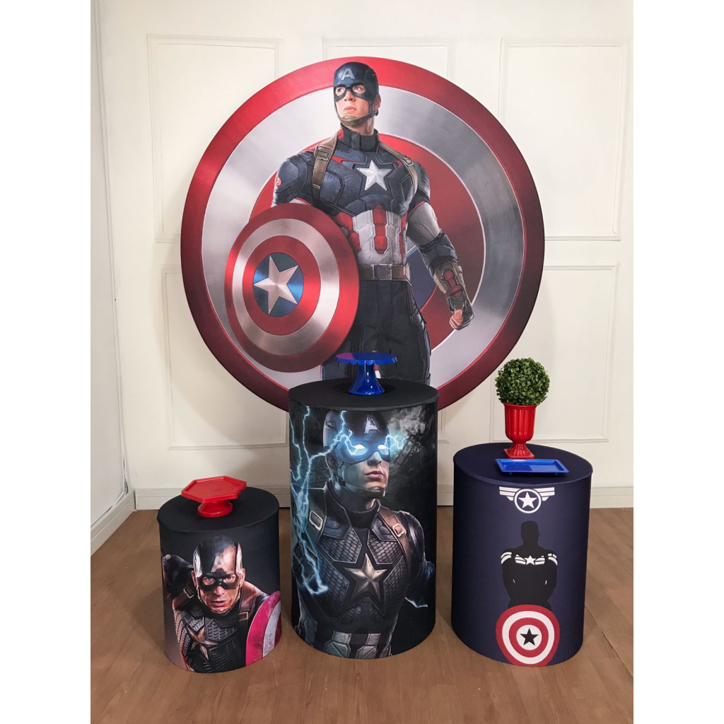 Capitão America - Promocional - Tetris Festa 