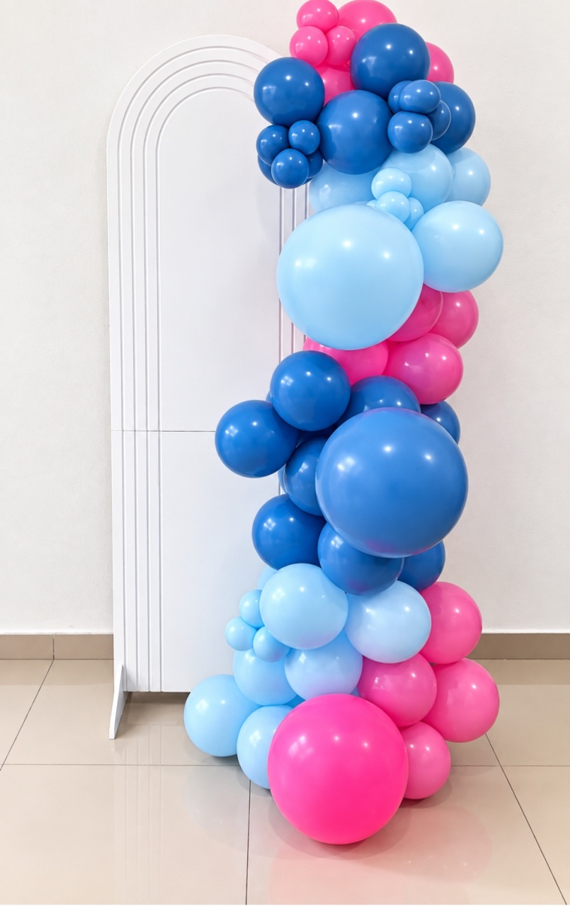 Arco de Balão Celebrar - Cores Simples - Tetris Festa 