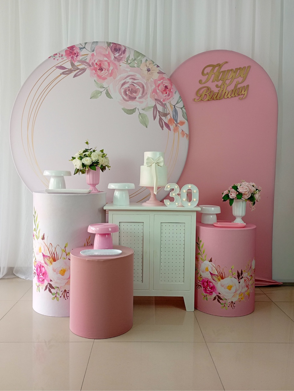 Rose Floral  - Ouro R   - Tetris Festa 
