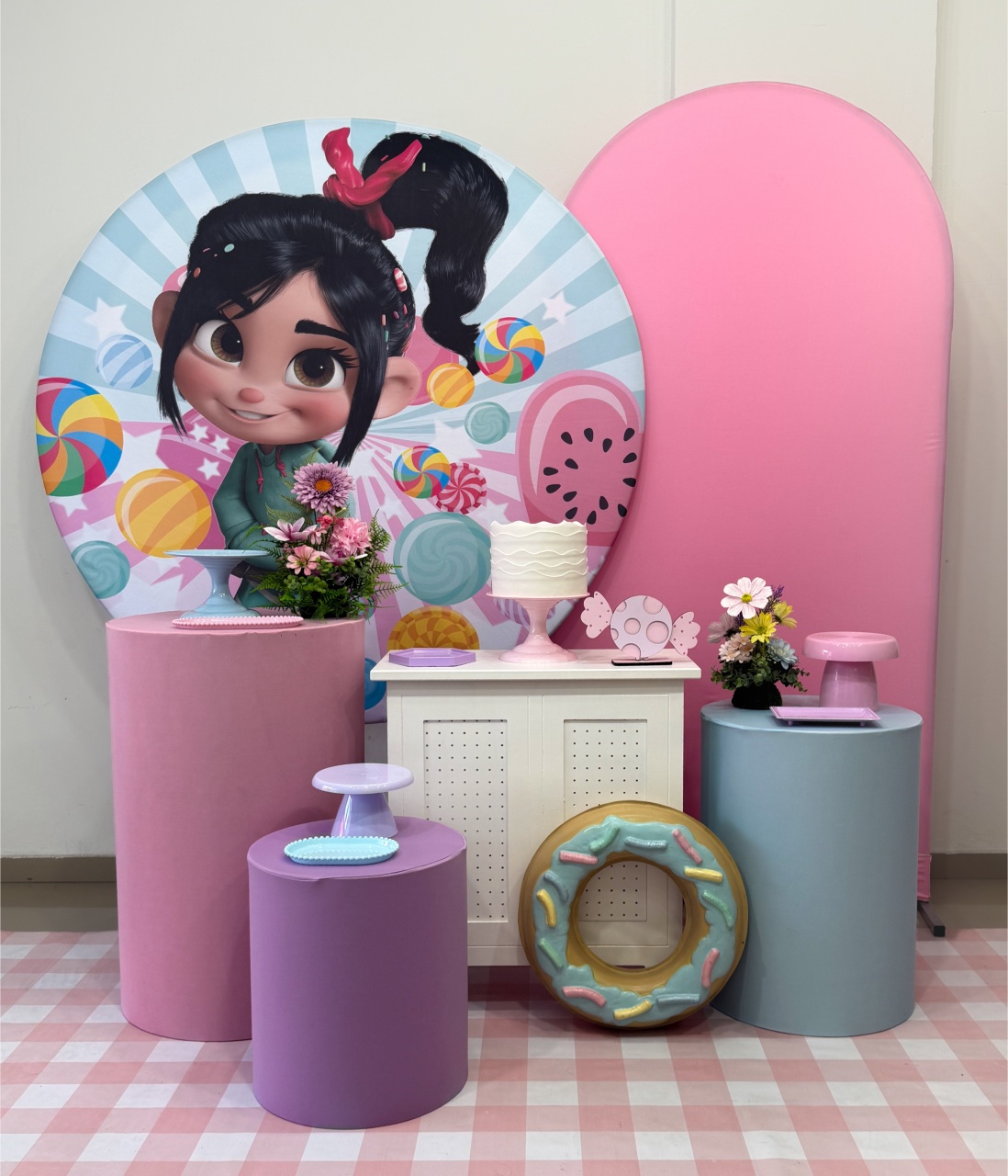 Mundo Doce Vanellope - Kit Ouro R - Tetris Festa 