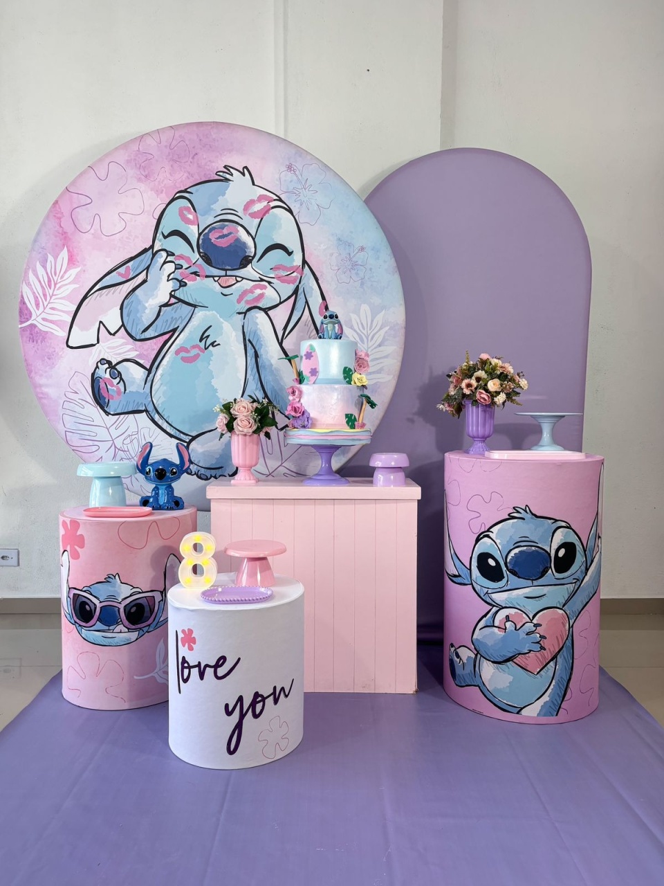 Stitch Rosa  - Ouro (R) - Tetris Festa 