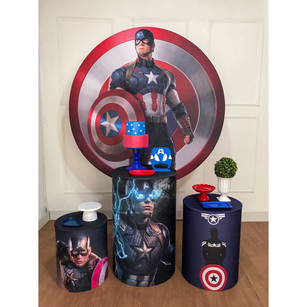 Capitão America - Bronze - Tetris Festa 