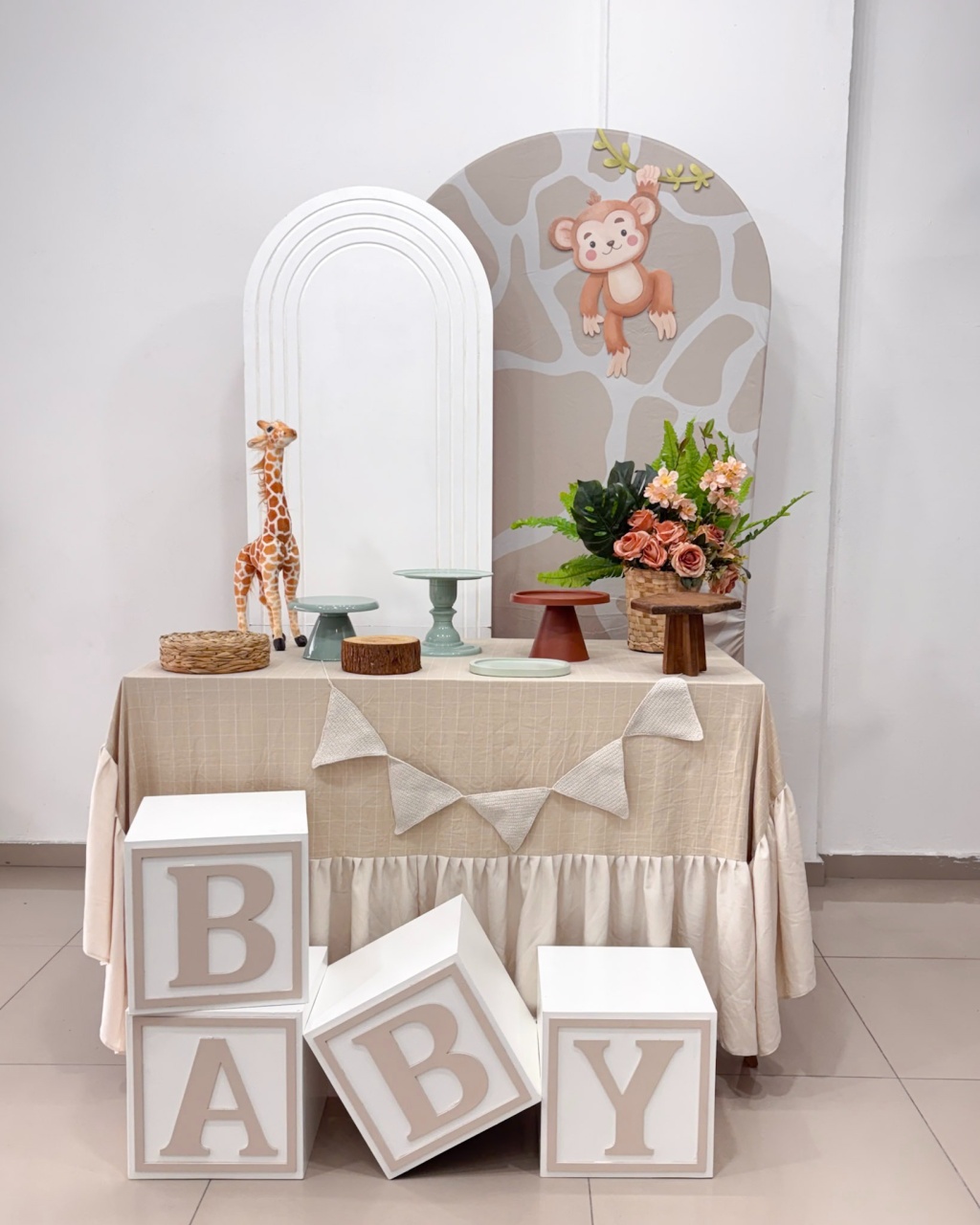 Decoração Com Toalha - Safari - Tetris Festa 