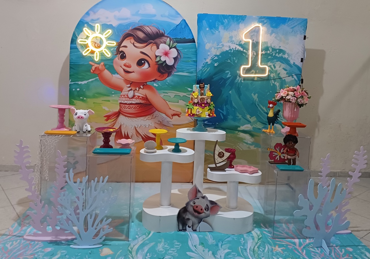 Moana Decoracao  - maequerofestalocacoesbq
