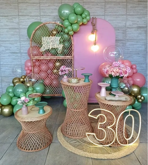 Decoracao Luxo Vime - maequerofestalocacoesbq