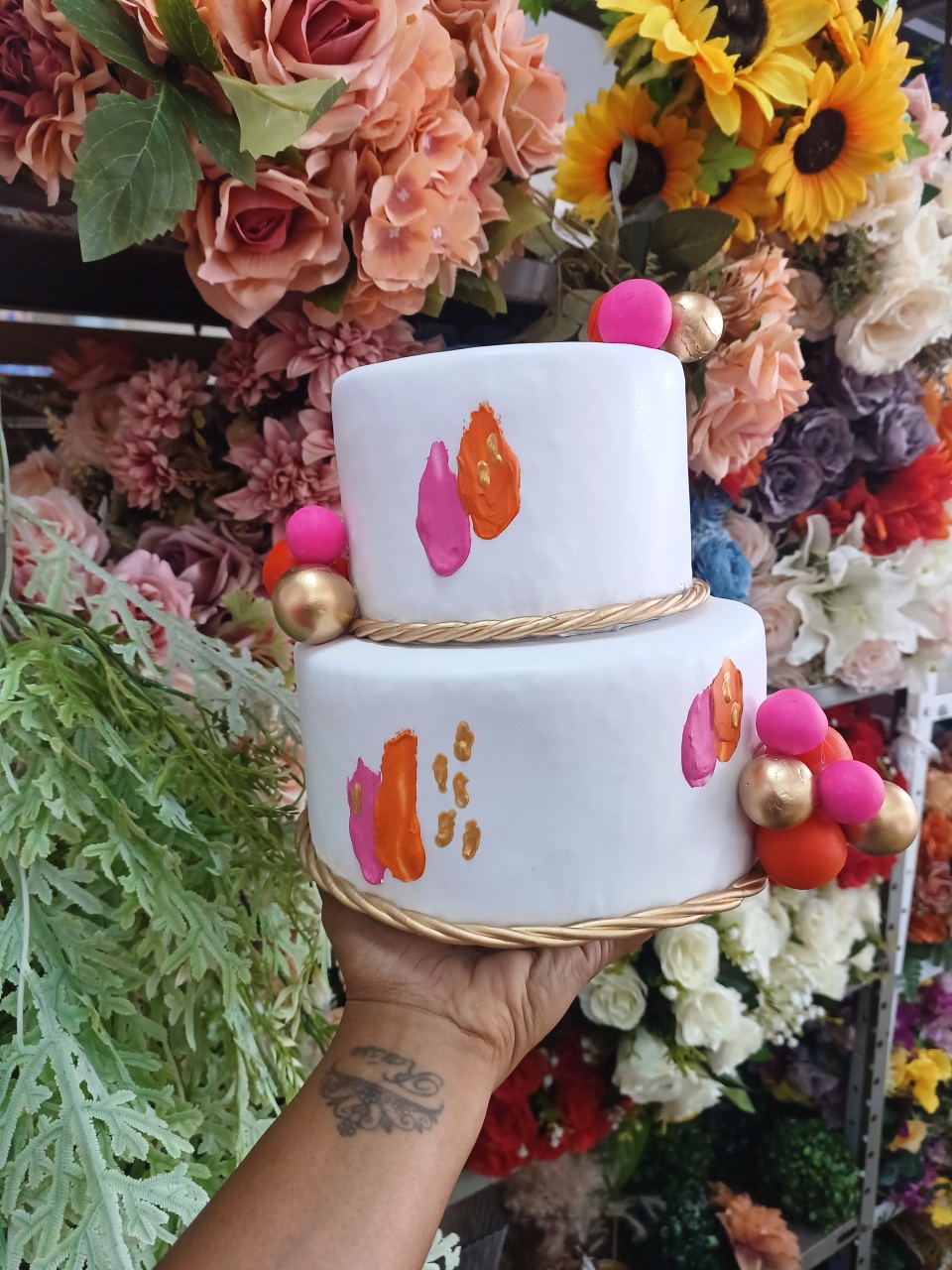 Pink + Laranja  - maequerofestalocacoesbq