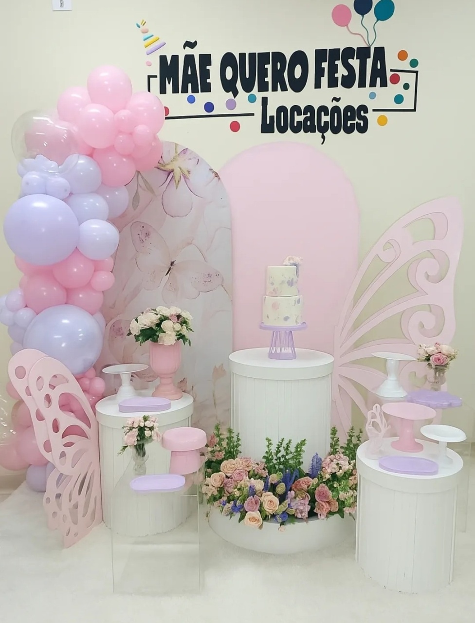 Decoracao Jardim  - maequerofestalocacoesbq