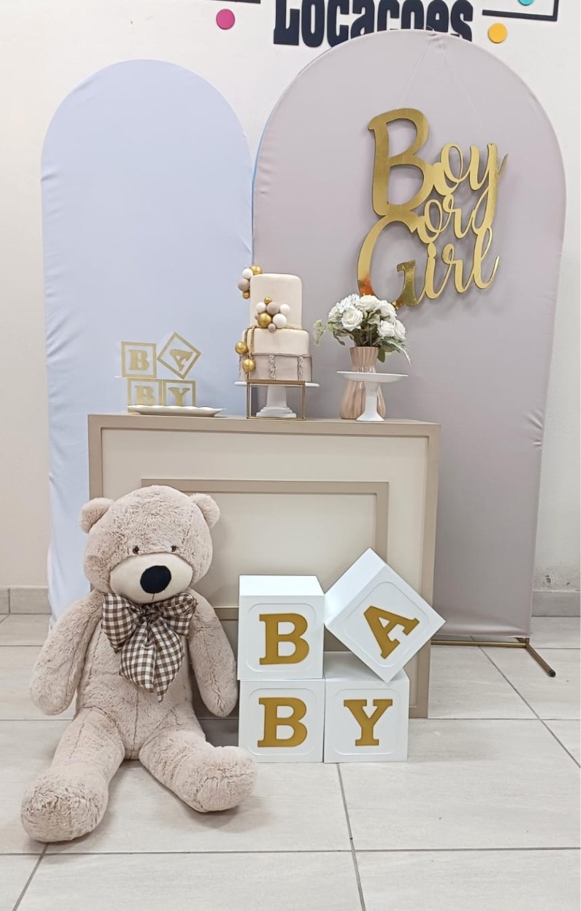 Cha de Bebe Urso Pocket - maequerofestalocacoesbq