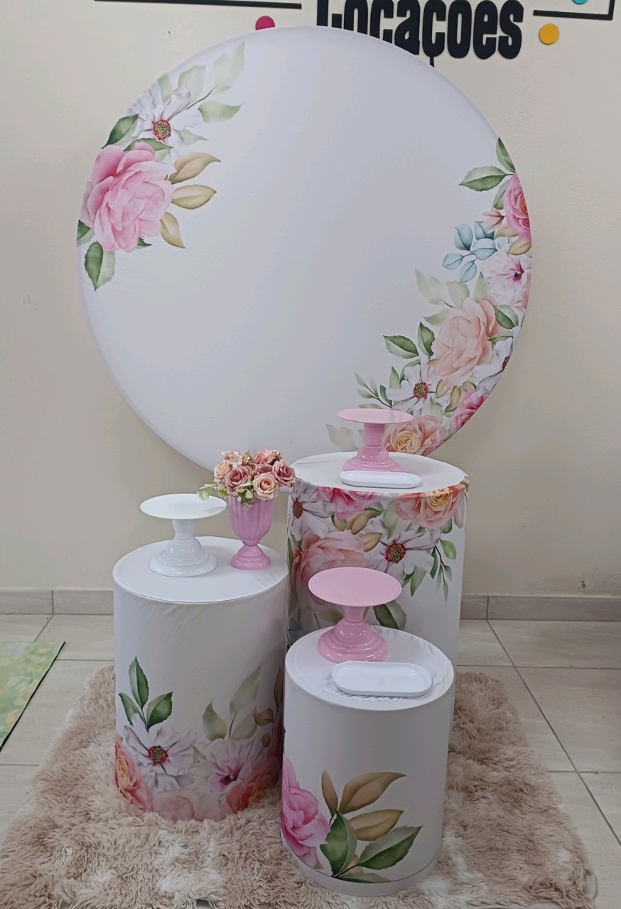 Floral Rosa  - maequerofestalocacoesbq