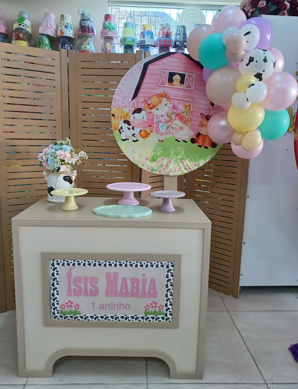 Fazendinha Menina (Kit Escolar) - maequerofestalocacoesbq