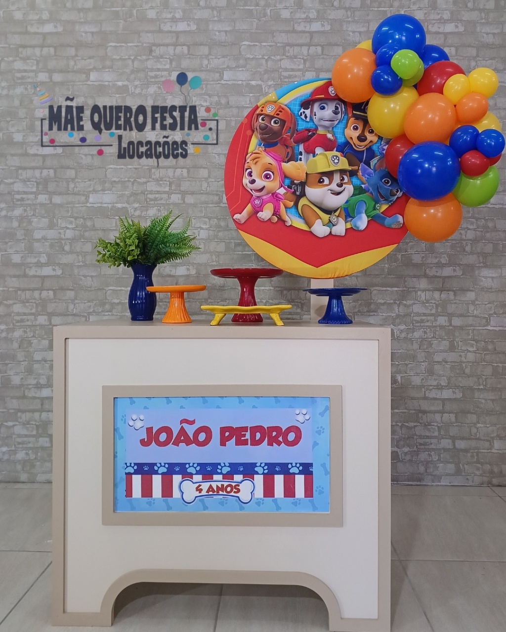 Patrulha Canina  (Kit Escolar) - maequerofestalocacoesbq