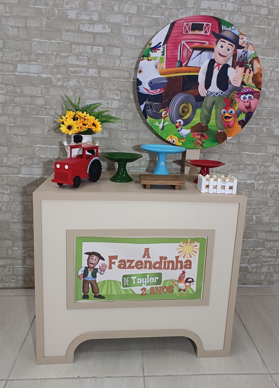 Zenon Fazendinha (Kit Escolar )  - maequerofestalocacoesbq