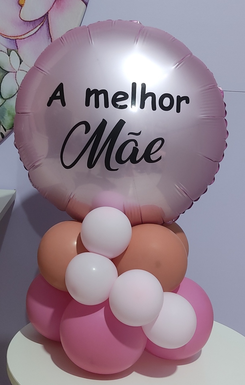 Arranjo de Balões Personalizados  - Mimo e Arte Decor e Locações 