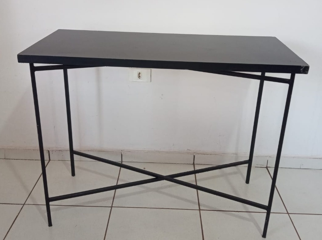 Mesa Preta de Ferro  - Mimo e Arte Decor e Locações 