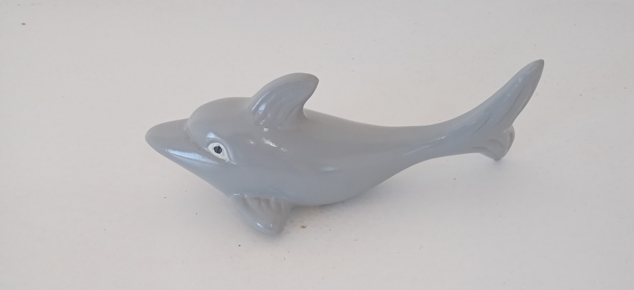 Golfinho Pp Louça  - Mimo e Arte Decor e Locações 