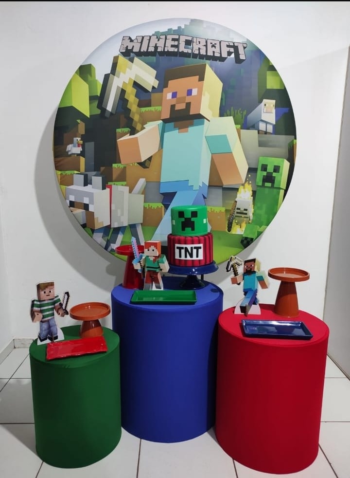 Kit Clássico Minecraft  - Mimo e Arte Decor e Locações 