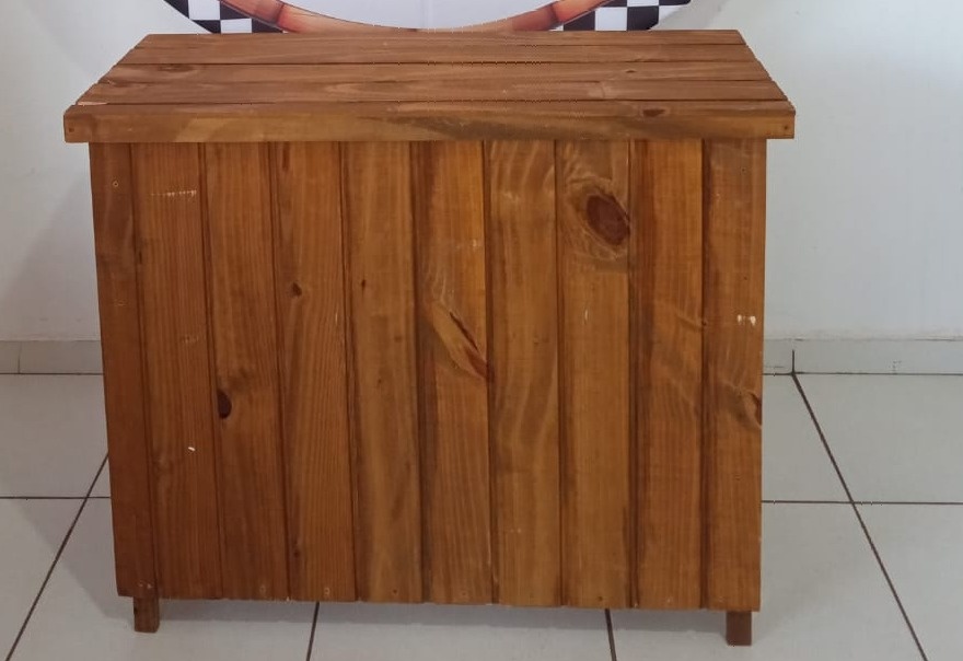 Mesa de Pinus 1M - Mimo e Arte Decor e Locações 
