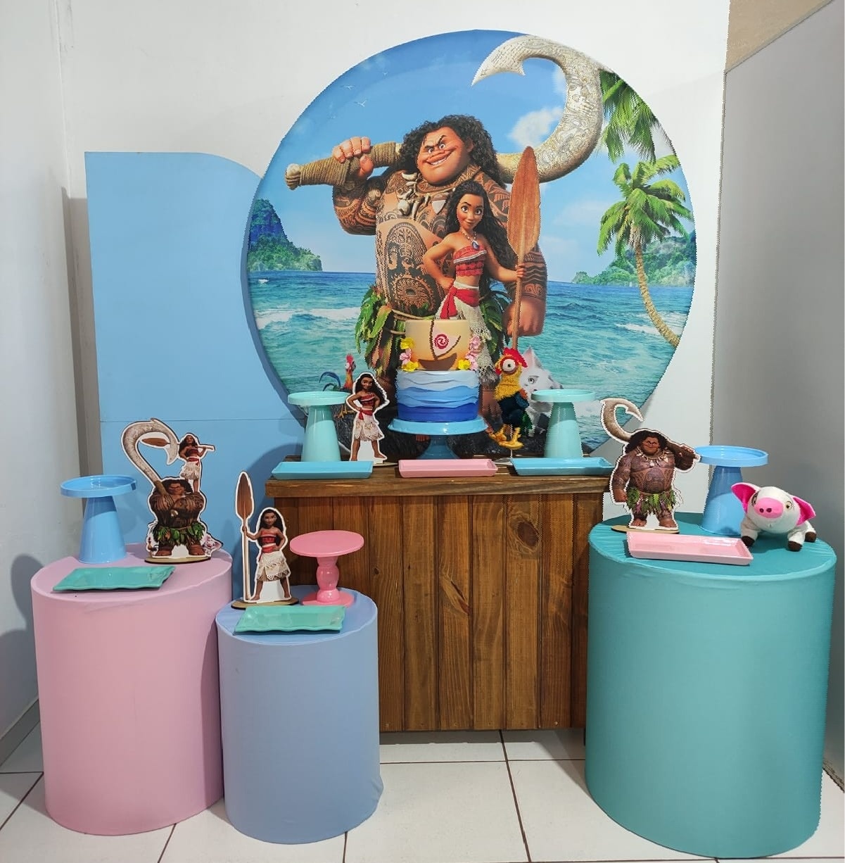 Kit Completo Moana  - Mimo e Arte Decor e Locações 