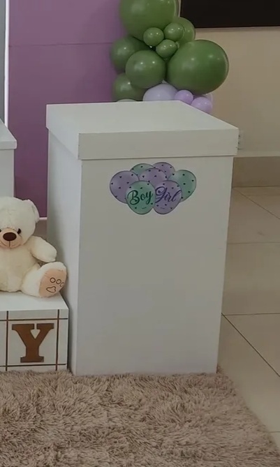 Caixa Revelação - Mimo e Arte Decor e Locações 