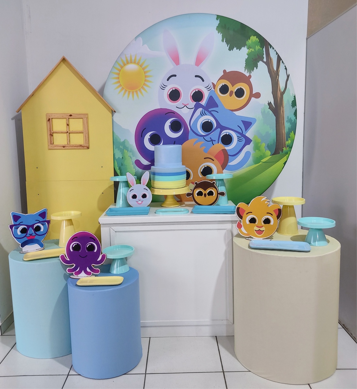 Kit Completo Bolo Fofo  - Mimo e Arte Decor e Locações 
