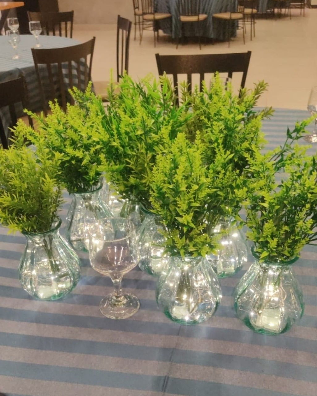 Centro de Mesa Vaso Floral+Fio de Fada - Mimo e Arte Decor e Locações 