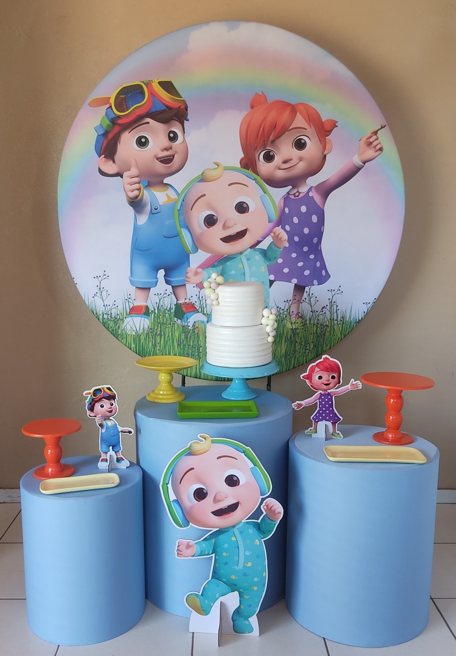 Kit Classico Cocomelon Menino - Mimo e Arte Decor e Locações 
