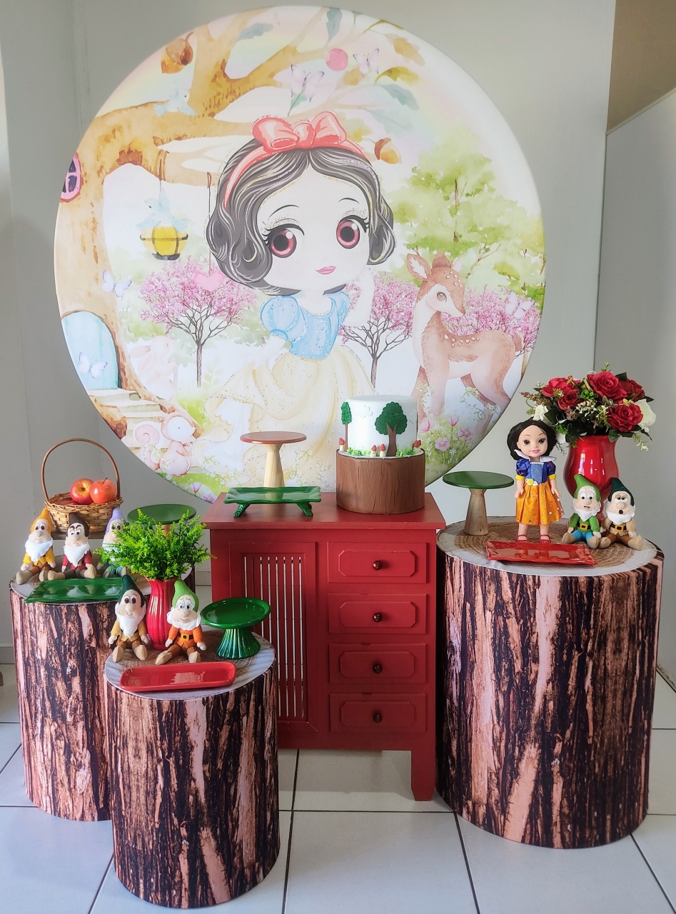 Kit Essencial Branca de Neve  - Mimo e Arte Decor e Locações 