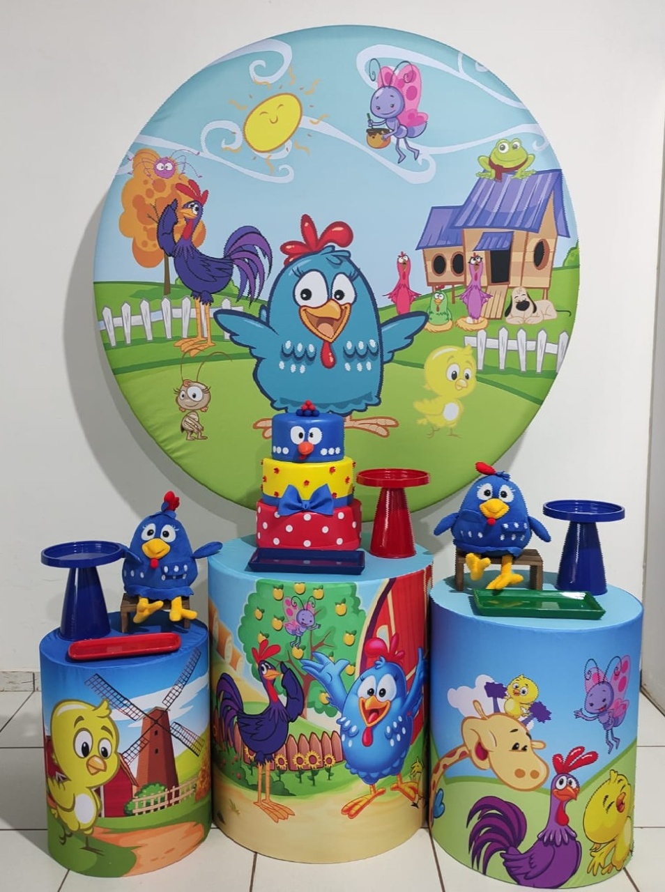 Kit Classico Galinha Pintadinha  - Mimo e Arte Decor e Locações 