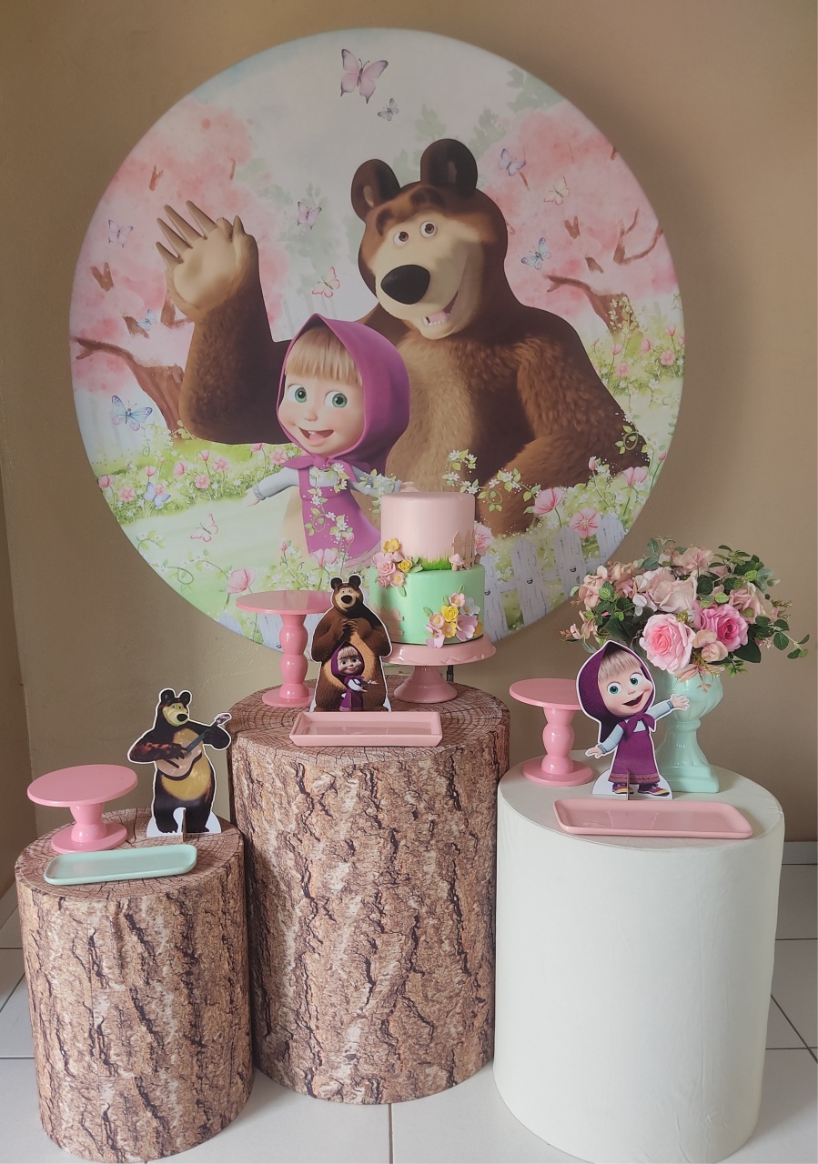 Kit Classico Masha E Urso - Mimo e Arte Decor e Locações 