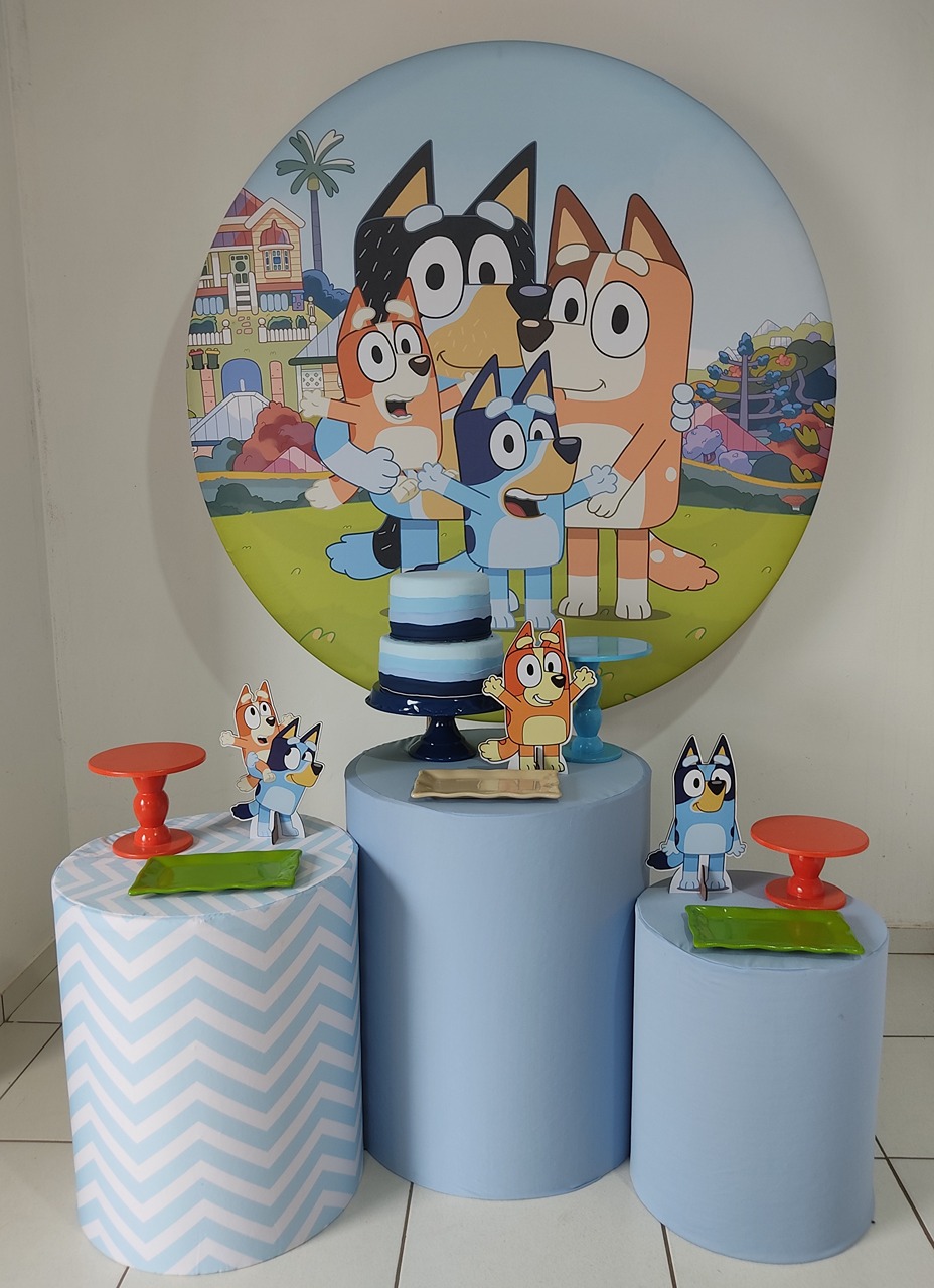 Kit Clasiico Bluey Menino  - Mimo e Arte Decor e Locações 