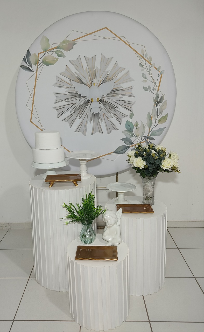 Kit Classico Batizado Espírito Santo  - Mimo e Arte Decor e Locações 