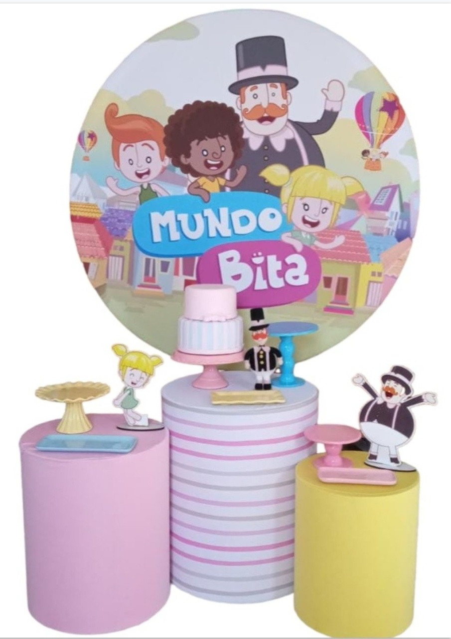 Kit Classico Mundo Bita Menina  - Mimo e Arte Decor e Locações 
