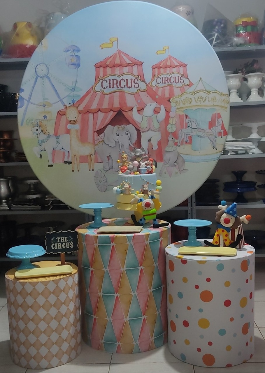 Kit Classico Circo Menino  - Mimo e Arte Decor e Locações 