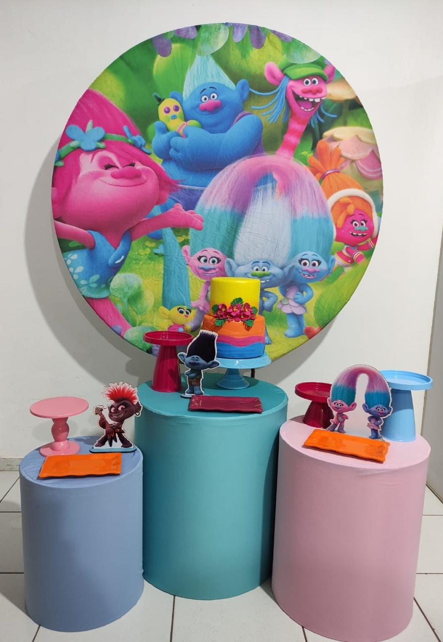 Kit Classico Trolls - Mimo e Arte Decor e Locações 