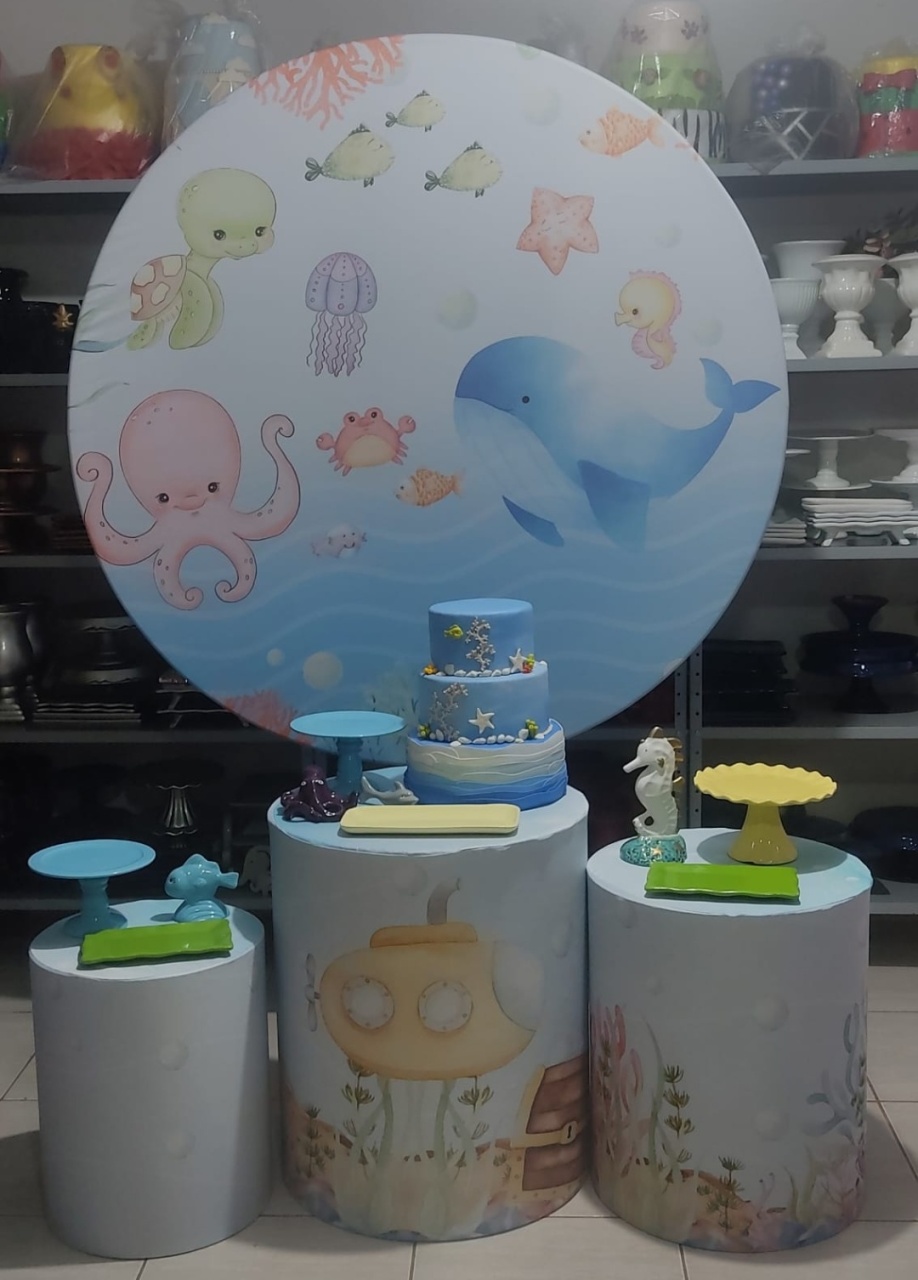 Kit Clássico Fundo Do Mar  - Mimo e Arte Decor e Locações 