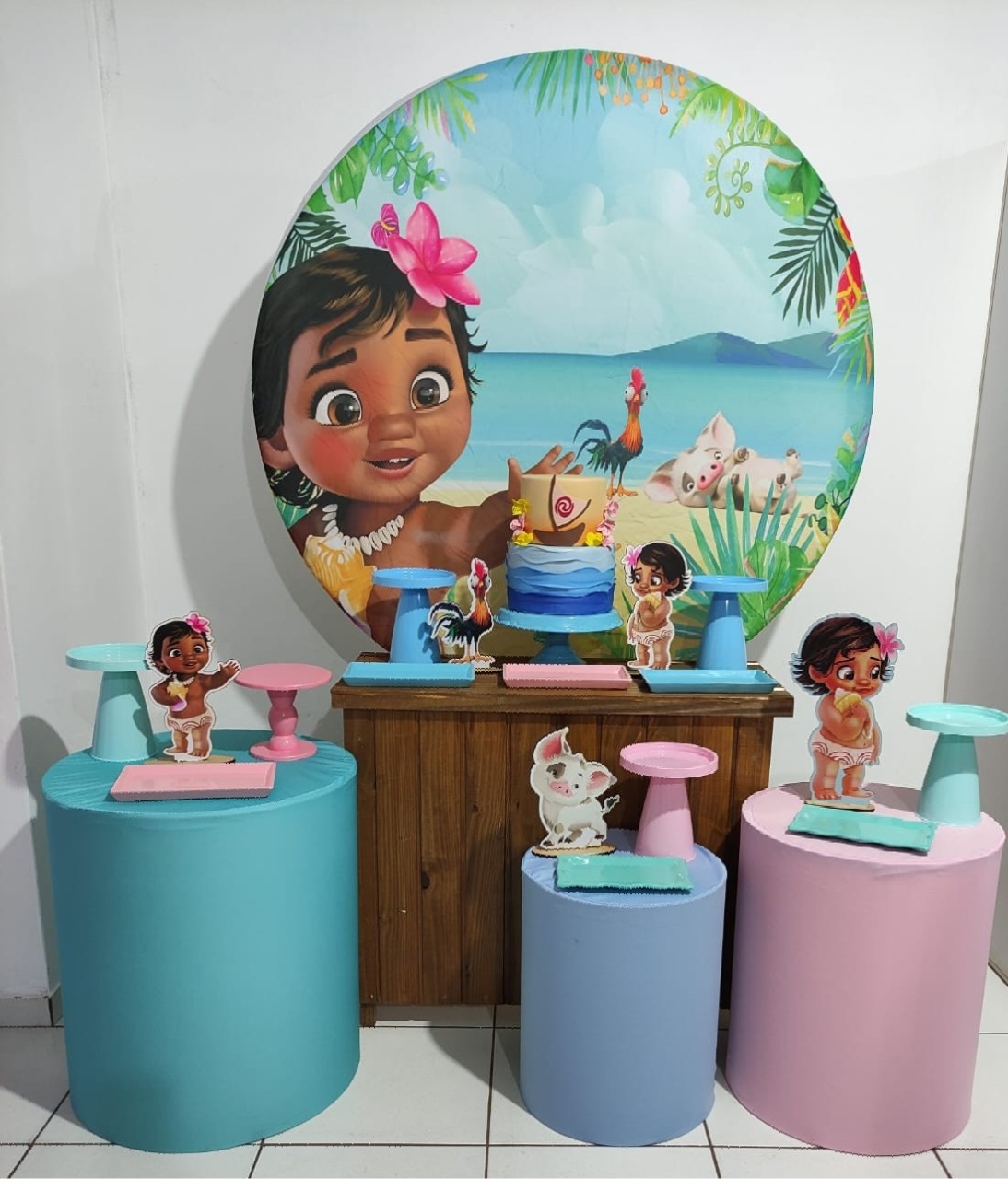 Kit Essencial Moana Baby  - Mimo e Arte Decor e Locações 