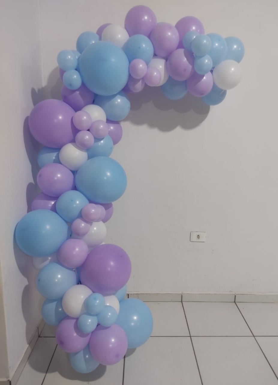 Guilanda de Balões 2M (Até 4 Cores Tradicionais) - Mimo e Arte Decor e Locações 