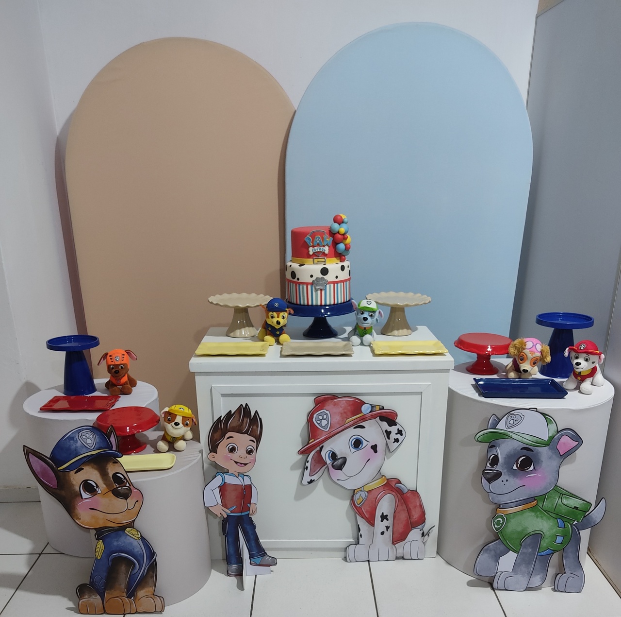 Composição Completa Patrulha Canina  - Mimo e Arte Decor e Locações 