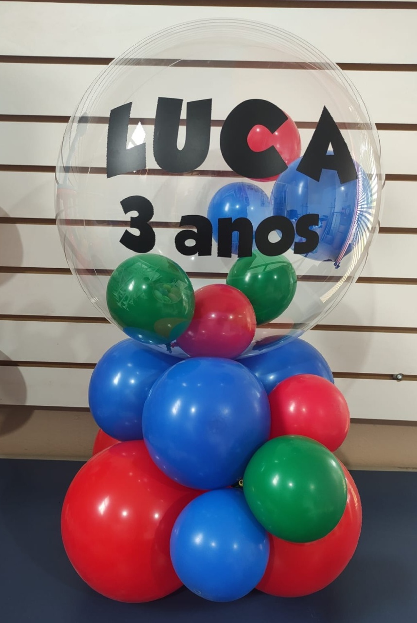 Balão Bolha Personalizado  - Mimo e Arte Decor e Locações 