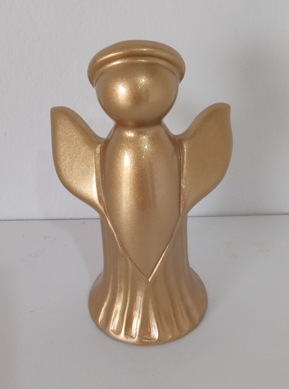 Anjo de Louça Dourado P - Mimo e Arte Decor e Locações 