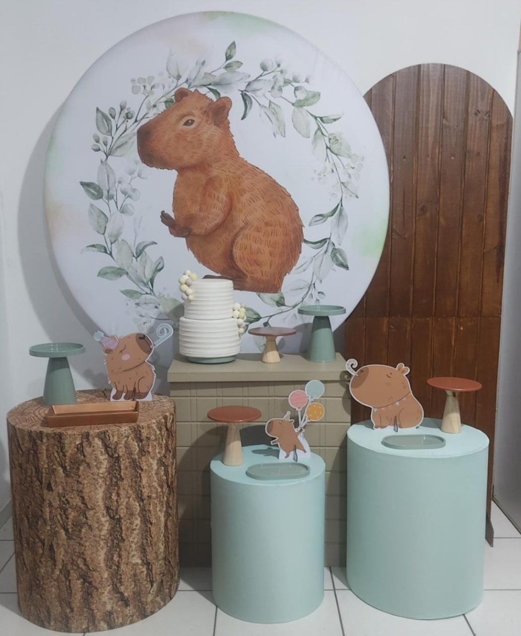 Kit Completo Capivara  - Mimo e Arte Decor e Locações 