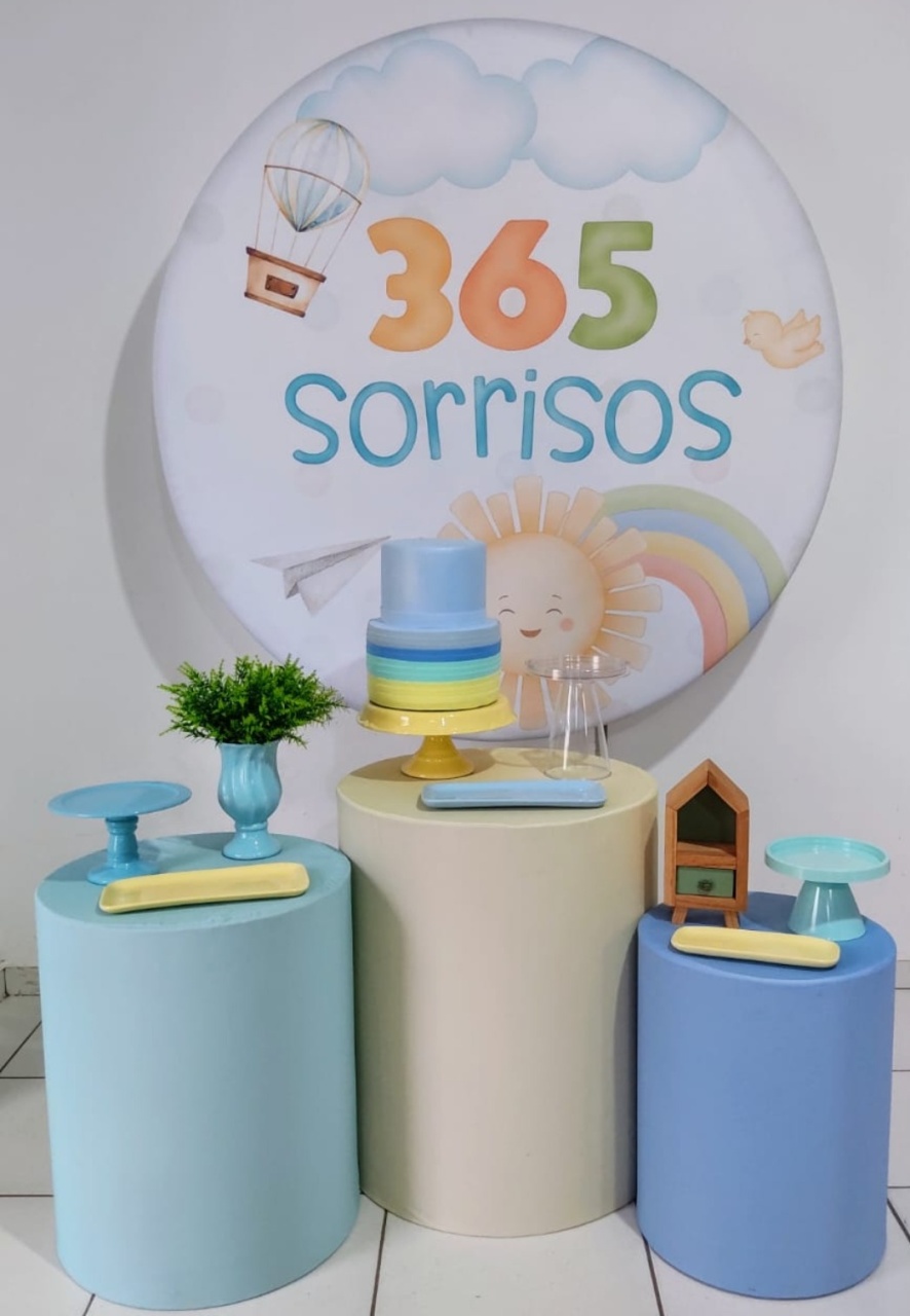 Kit Classico 365 Sorrisos-Menino - Mimo e Arte Decor e Locações 