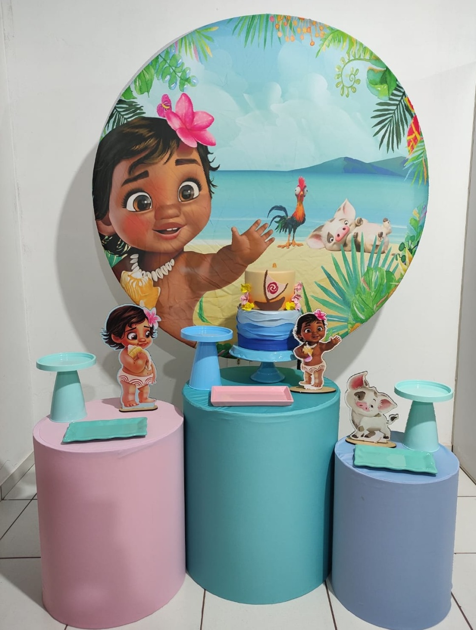 Kit Classico Moana Baby  - Mimo e Arte Decor e Locações 
