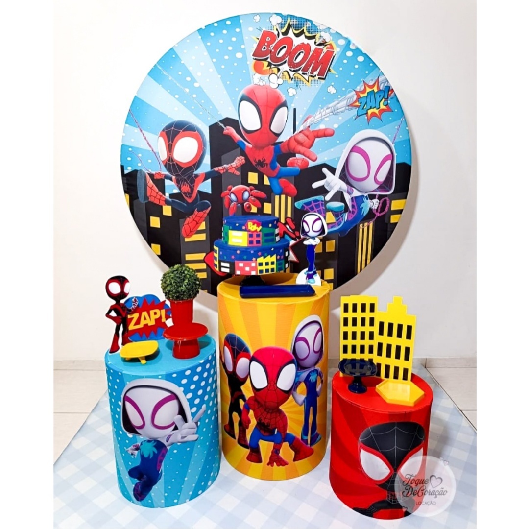 Kit Afeto - Spidey E Seus Amigos Espetaculares - Toque DeCoração