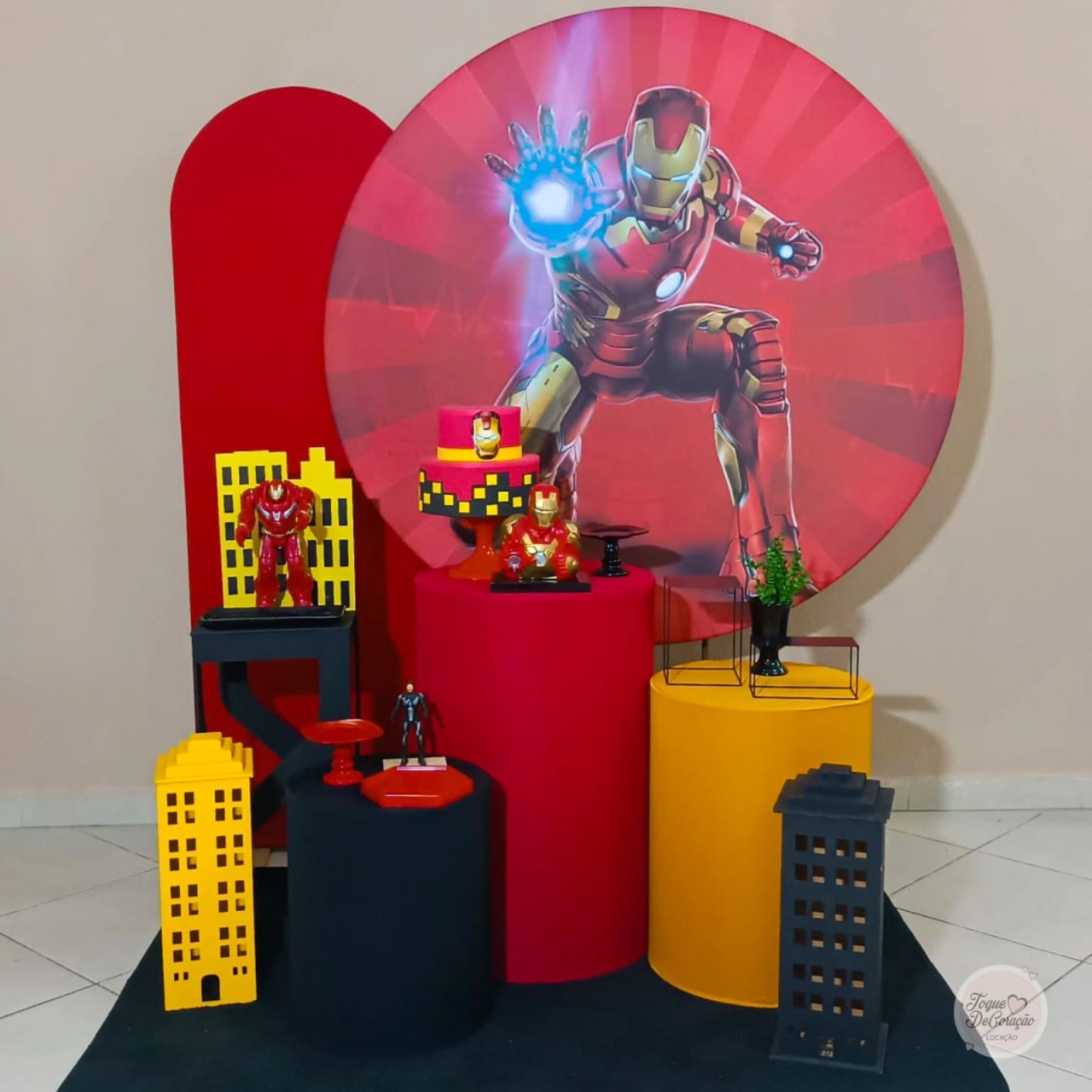 Kit Amor - Homem de Ferro - Toque DeCoração
