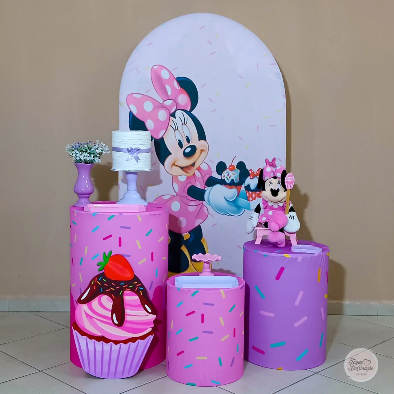 Kit Afeto - Minnie Confeiteira - Toque DeCoração