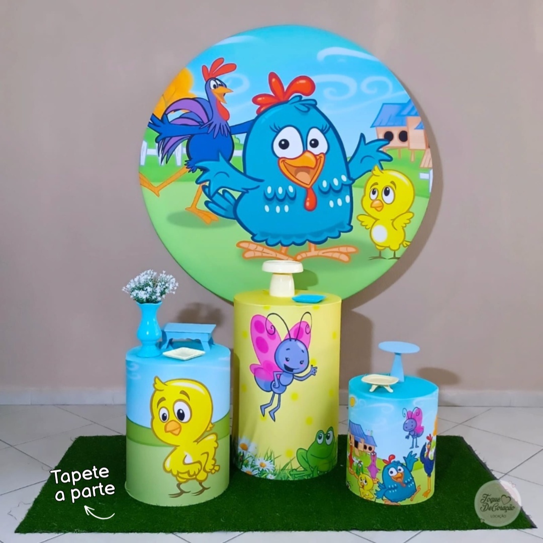 Kit Carinho - Galinha Pintadinha - Toque DeCoração